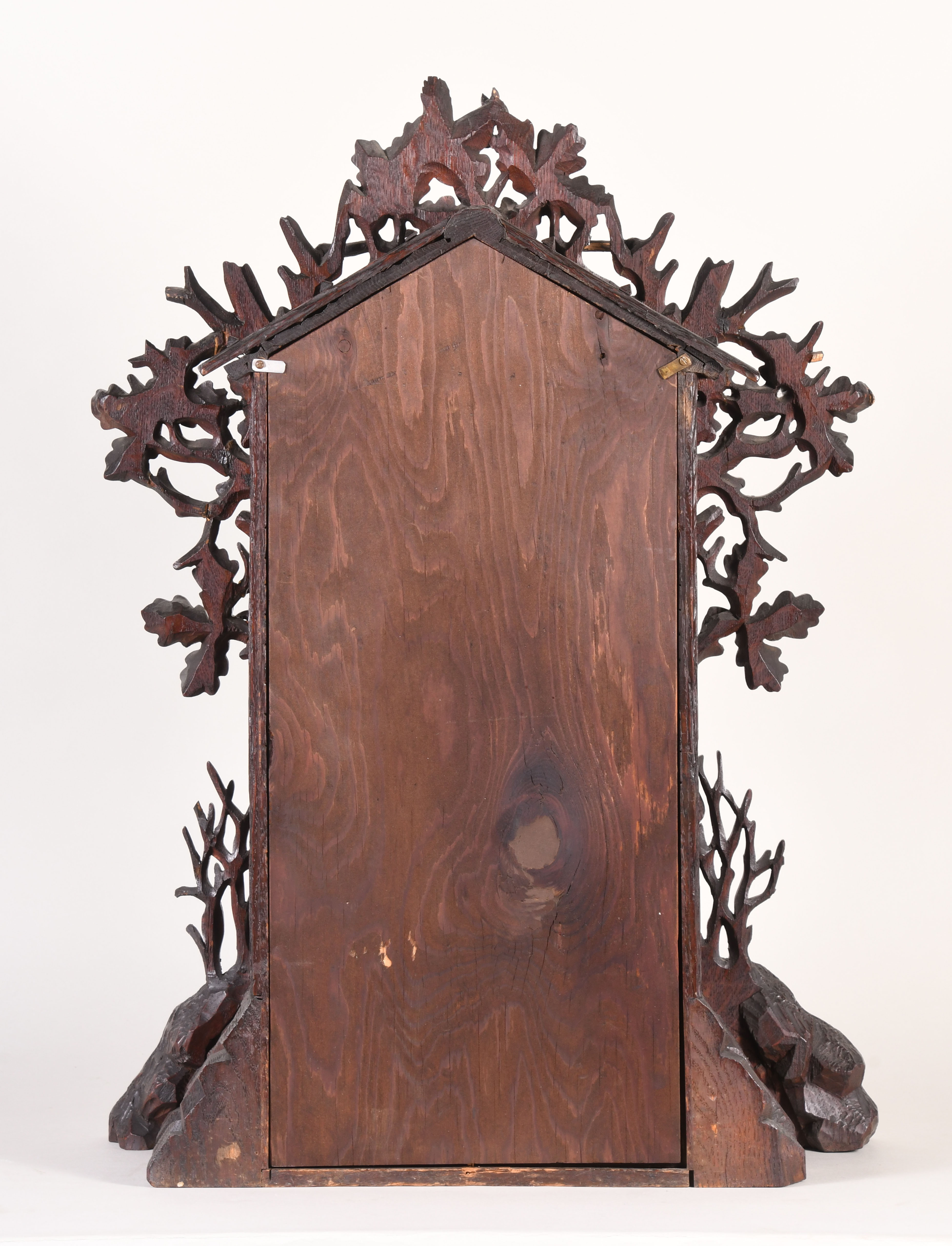 Johann Baptist Beha Intricately Carved Shelf Cuckoo Clock