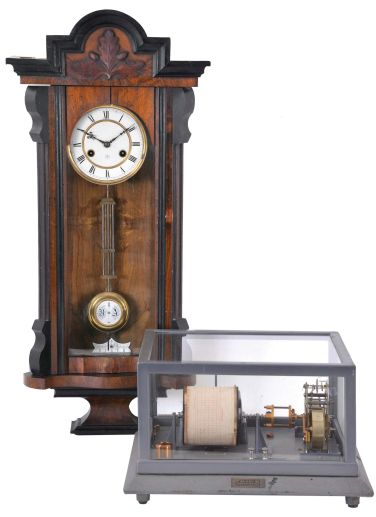 Vintage Seth Thomas Ship Clock Mounted Into A Ship Wheel Display Very –  Unique Antiques of Connecticut