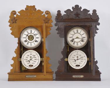 Clocks- 2 (Two): (1) Charles A. Feishtinger