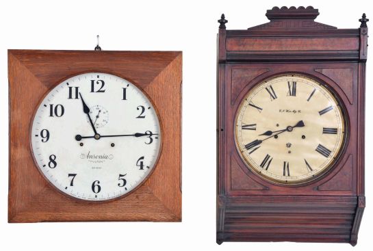 Chelsea Clocks Concord Non-striking Mechanical Clock In Brass On Walnu