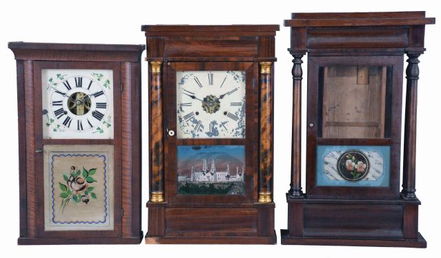Chelsea Clocks Concord Non-striking Mechanical Clock In Brass On Walnu