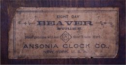 Clocks- 3 (Three) American Shelf: (1) Ansonia Clock Co., New York, "BEAVER", model, pressed walnut gingerbread, 8 day; (2) Wm. L. Gilbert Clock Co.,"OBELISK", in a rosewood veneer case, 8 day and (3) a Seth Thomas "CHICAGO" model from their City Series, 9 day