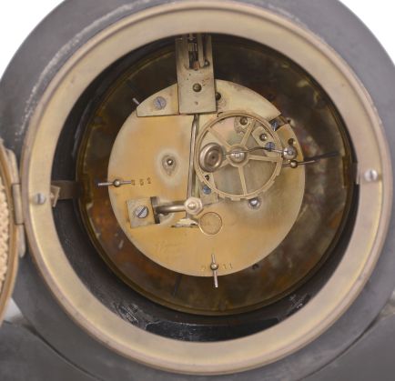 Buy the Vintage Ingraham & Telechron Brass Nautical Maritime Ship Wheel  Clocks